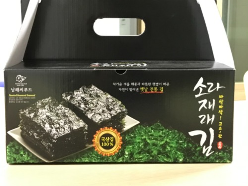 [남해씨푸드] 맛 좋은 재래김(박스)